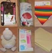 23 x Various Baby Items - Includes Cot Mobile, Curtain Sets, Bedding, Mamas & Papas Soft Toy,