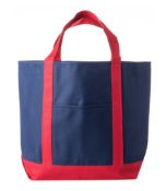 48 x Seashell Tote Bags - Colour Navy & Red - Brand New Resale Stock - Size 280mm x 405mm x