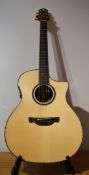 1 x Crafter GLXE-4000/RS Acoustic Guitar - Indian Rosewood Body, Spruce Top and Mahogany Neck With