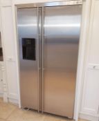 1 x Maytag Stainless Steel Side By Side Refrigerator With Filtered Water Despenser - Dimensions: Dep