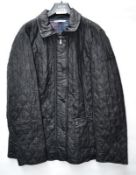 1 x Steilmann Kirsten Womens Quilted Jacket In Faux Black Leather - Size 12 - CL210 - Ref MT617 - Ne