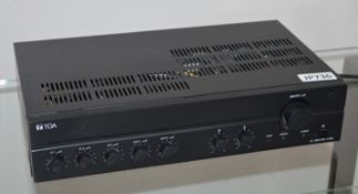 1 x TOA Professional Series PA Amplifier - Model A-2060 - 60w - 240v - CL285 - Ref JP736 - Location: