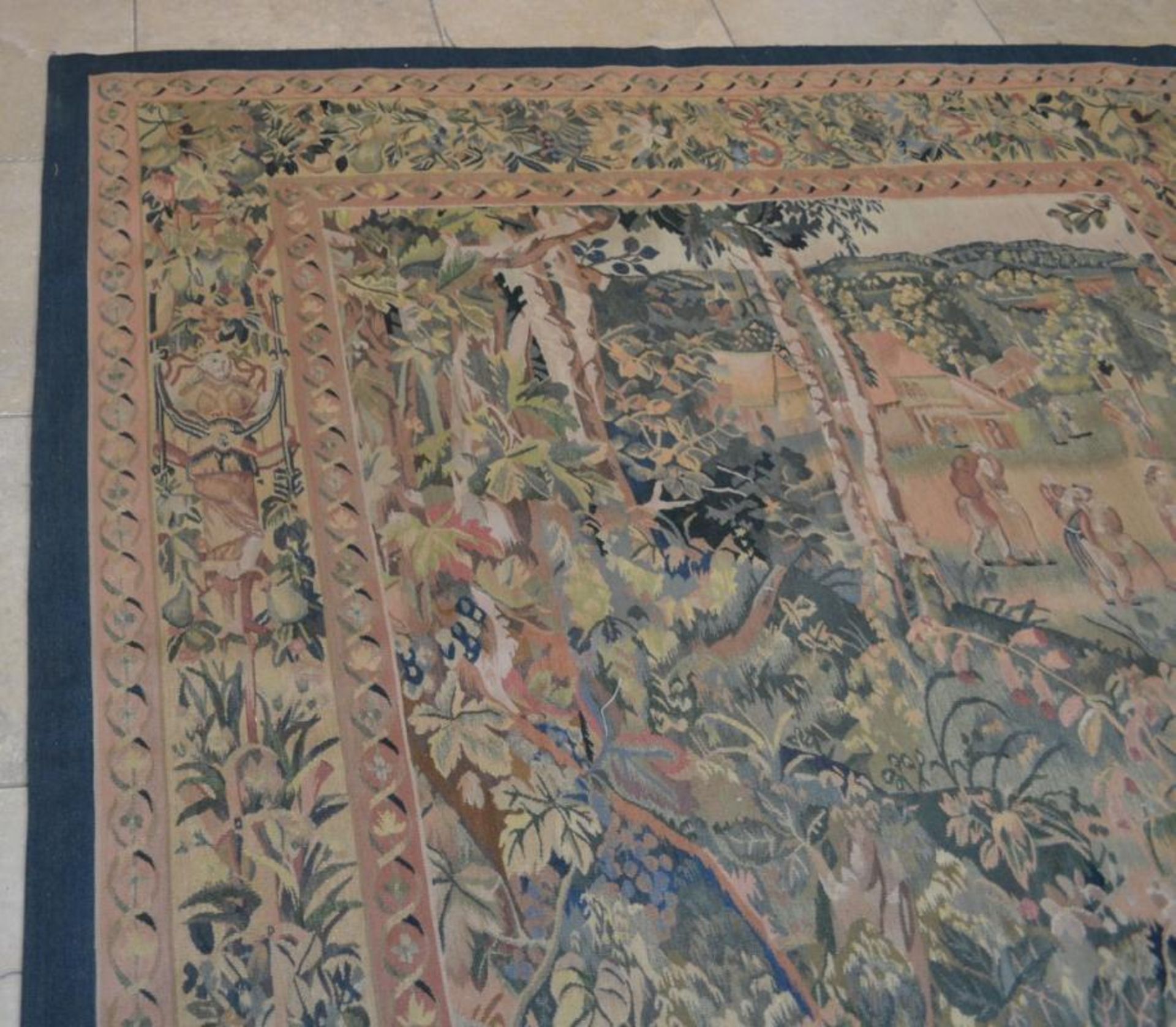 1 x Handmade Sino Chinese Tapestry - Dimensions: 216x184cm - Unused - NO VAT ON THE HAMMER - Ref: - Image 9 of 16