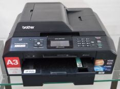 1 x Brother MFC-J5910DW Multifunction A3 Printer - Good Working Order - Features Printer, Scanner,
