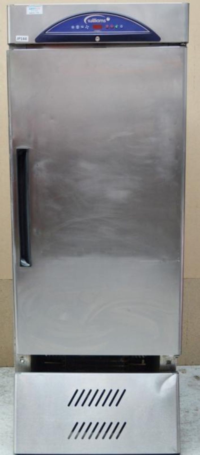 1 x Williams Single Door Upright Refrigerator - Model HZ16-WB - Stainless Steel Finish - Suitable