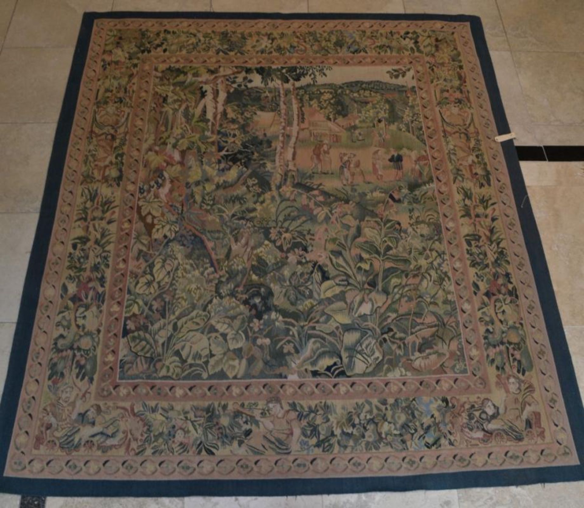 1 x Handmade Sino Chinese Tapestry - Dimensions: 216x184cm - Unused - NO VAT ON THE HAMMER - Ref: - Image 16 of 16