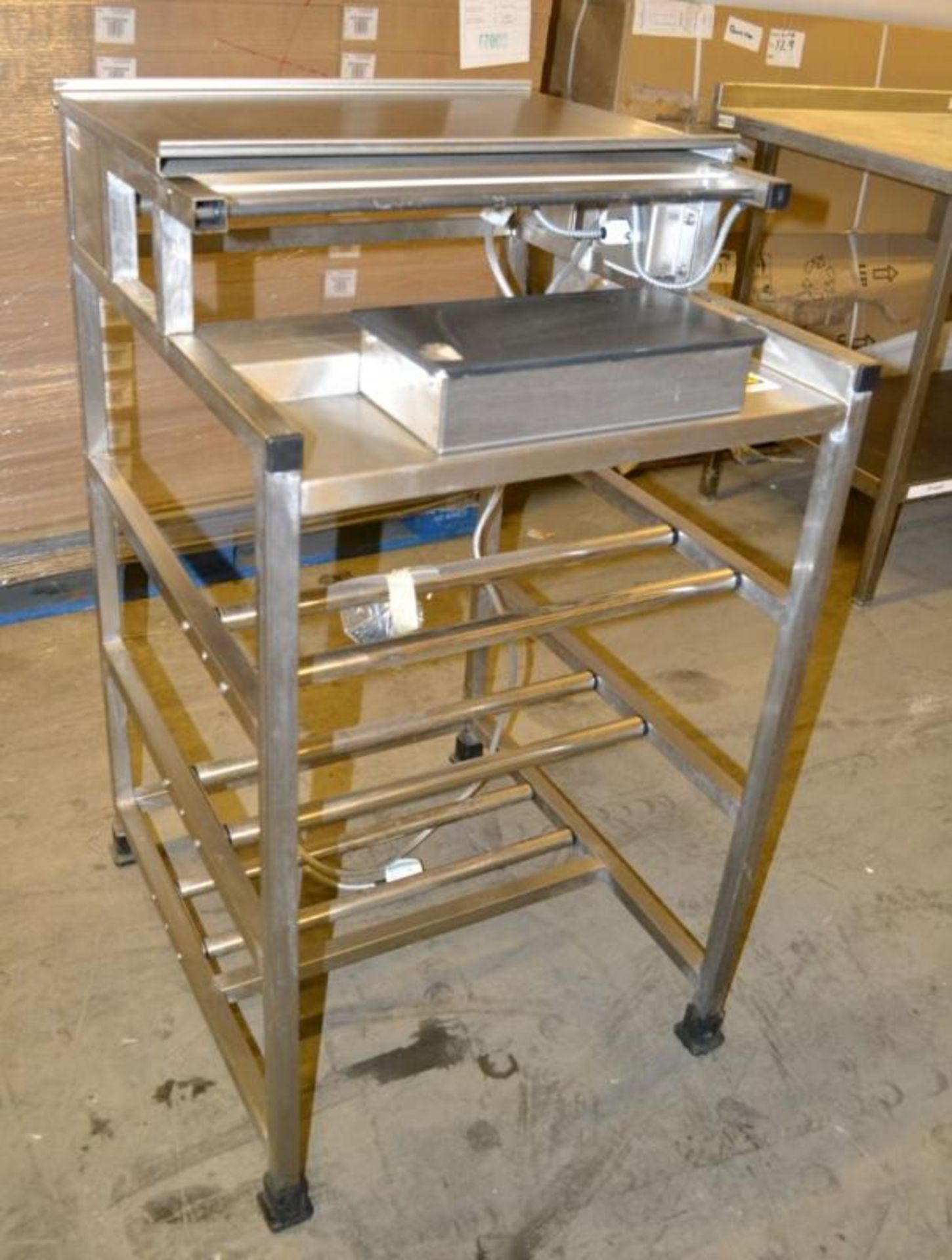 1 x Metalcraft Tray Stretch Wrapping Machine - Dimensions: 56 x 61.5 x 94.5cm - Ref: MC139 - CL282 - - Image 9 of 10