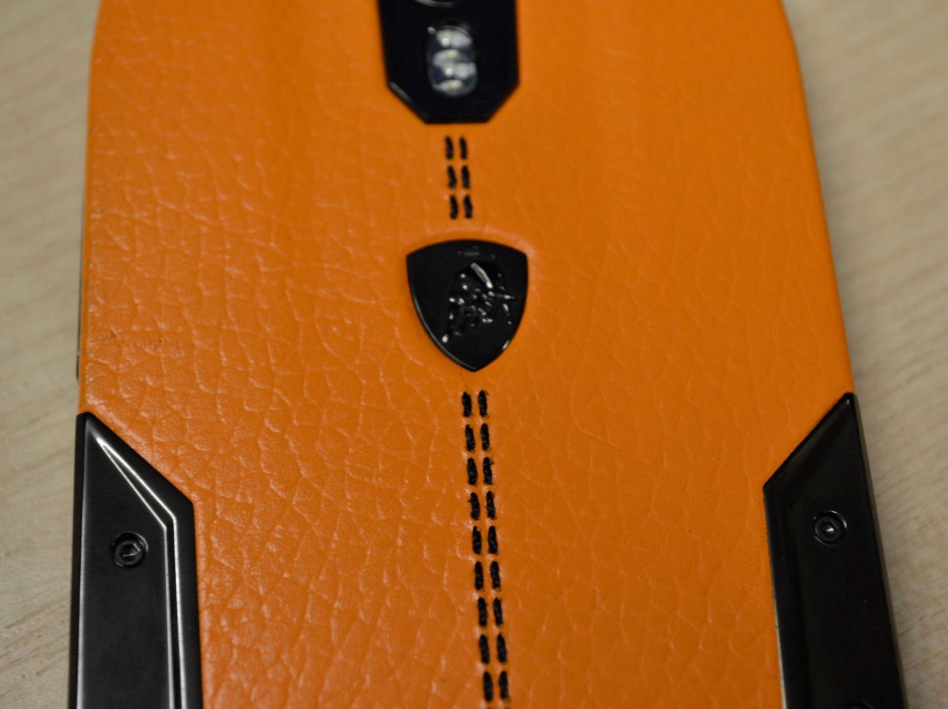 1 x Limited Edition Lamborghini "88 Tauri" Android Smart Phone - Orange - Original RRP £4500 - Image 25 of 27