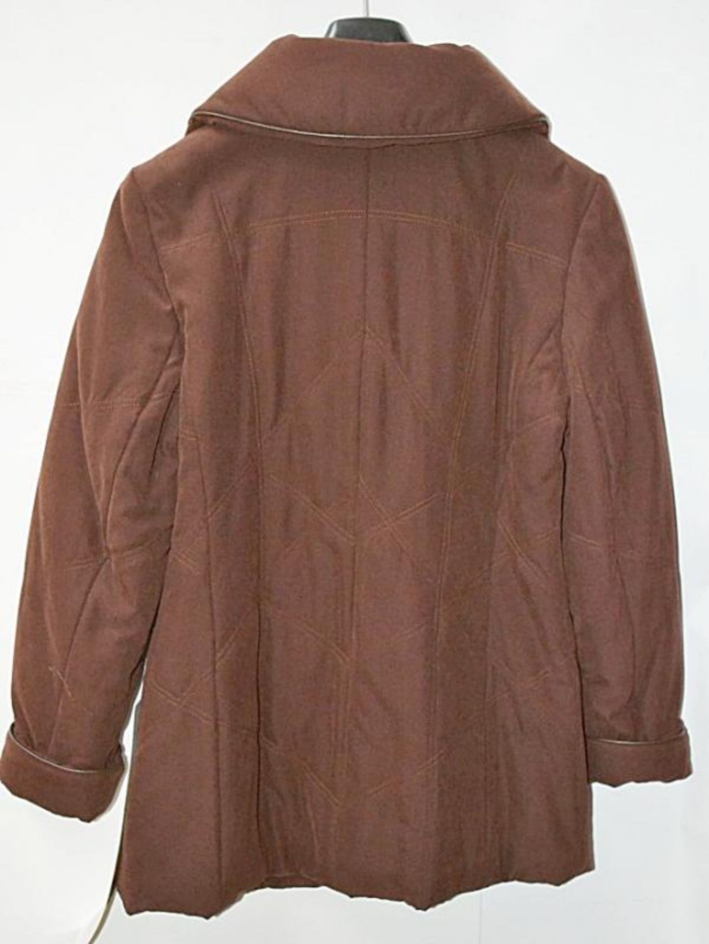 1 x Steilmann / Kirsten Womens Quilted Winter Coat In A Soft Moleskin Style Fabric, With Zip and Pre - Image 3 of 6