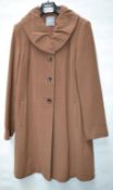 1 x Steilmann Womens Premium 'Wool + Cashmere' Winter Coat - Made From Italian Fabric - UK Size 12