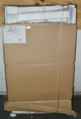 1 x Hinged Square Shower Bath Screen (BSQ3003) - Dimensions: 815 x 1400 x 8mm - Unused Boxed Stock,