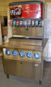 1 x Lancer 8 Head Ice Beverage Soda Dispenser - Model 4500 - Part Number 85-4558H-110 - Inlcudes Cup