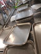 1 x Approx 40 x Metal Trays For Meats - More Information To Follow - Ref: SIN031 JEM - CL278 -