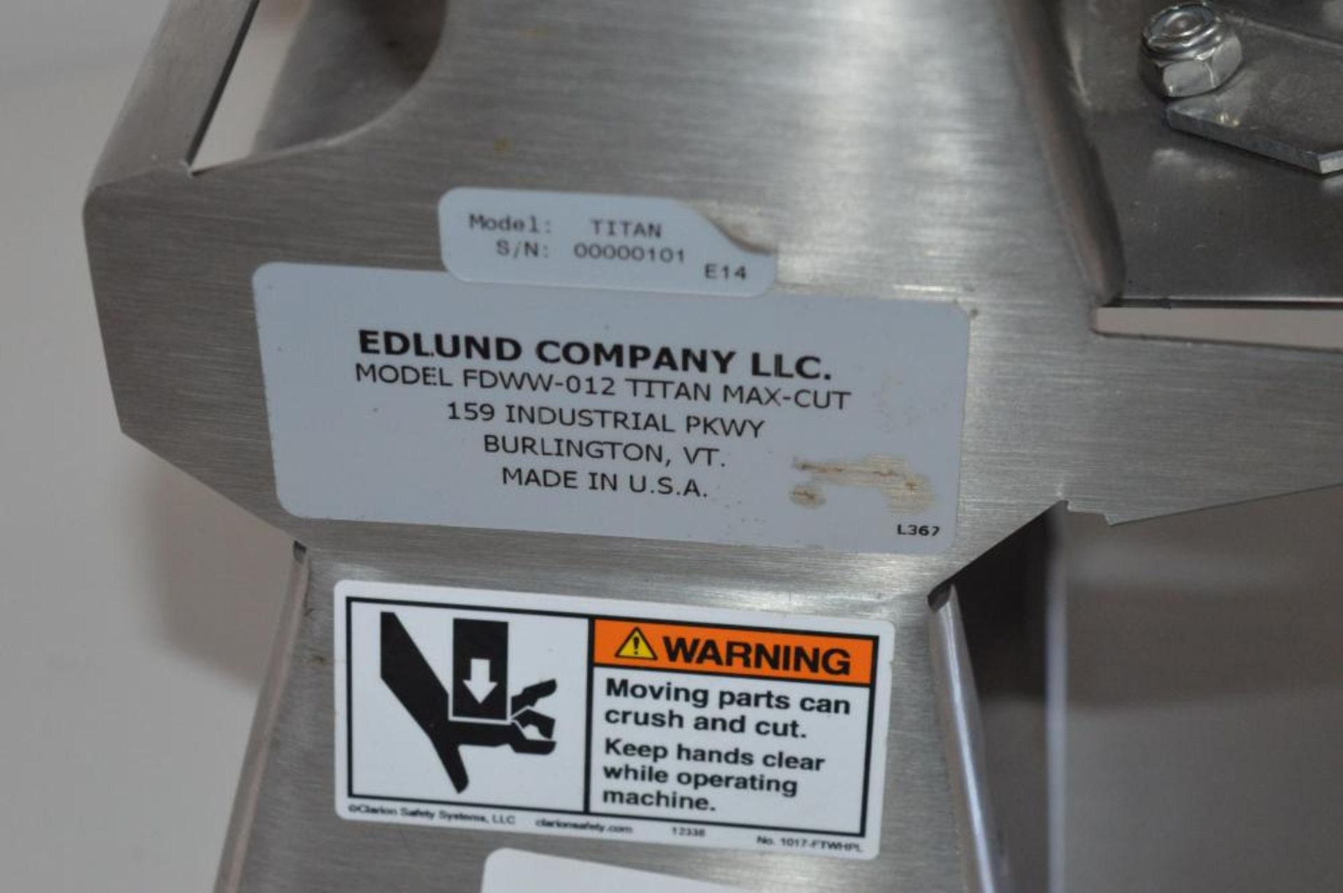 1 x Edlund FDW-012 Titan Max-Cut Manual 1/2&quot; Dicer with Suction Cup Base - CL232 - Ref JP357 - - Image 4 of 7