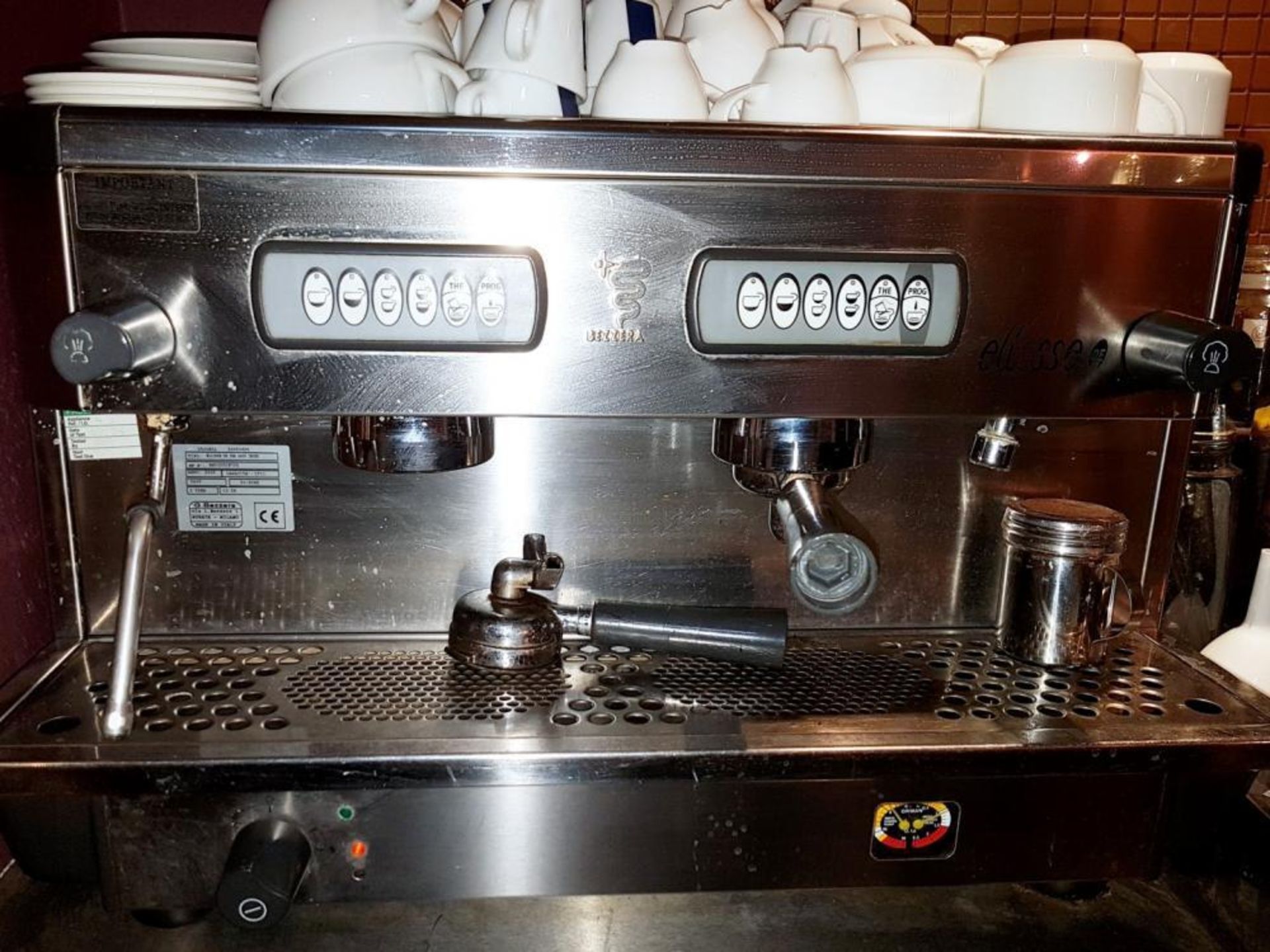 1 x Bezzera Ellisse DE 2GR Commercial Coffee Machine - Stainless Steel Finish - Made in Italy - 240v - Image 2 of 4