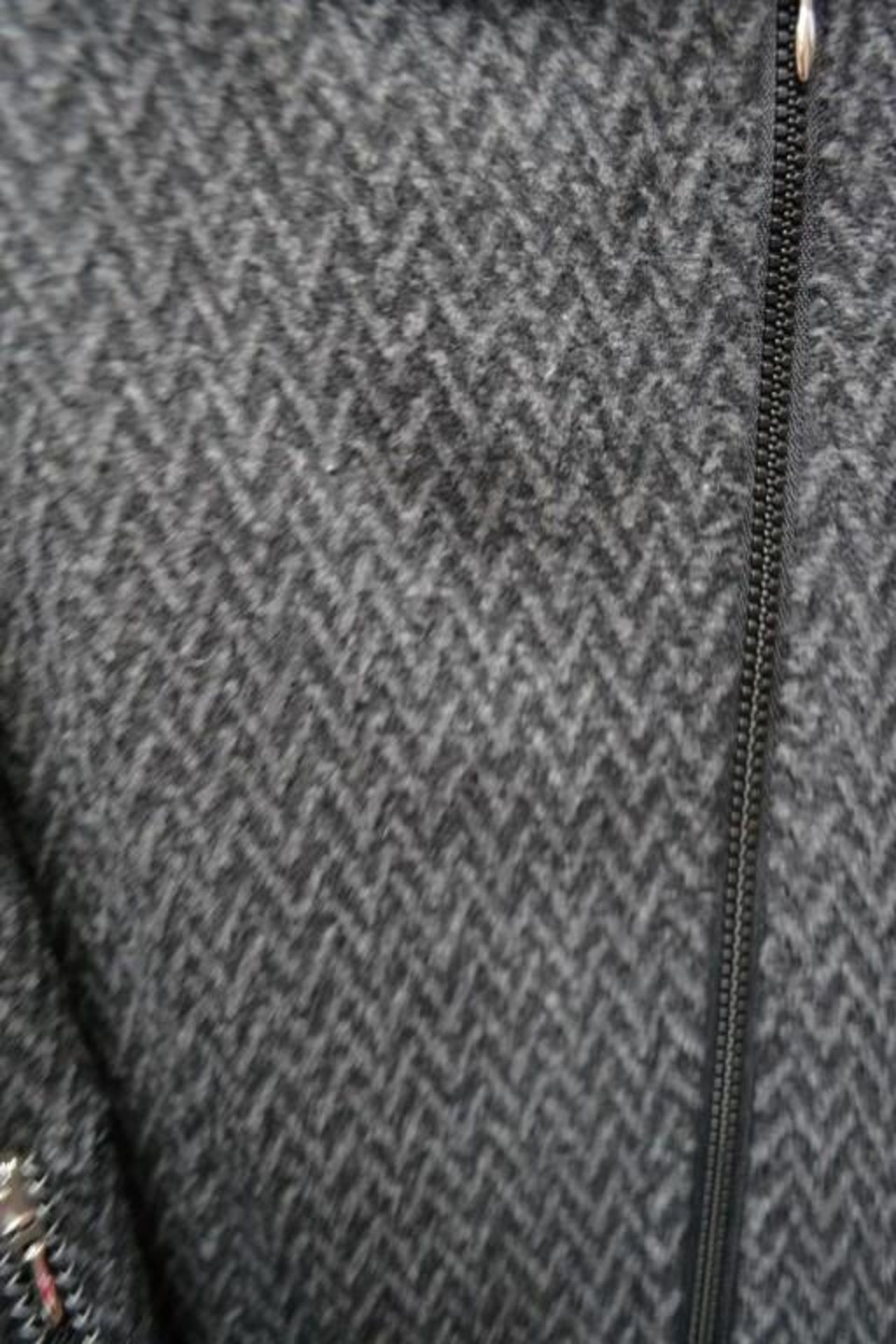 1 x Steilmann Womens Wool Blend Winter Coat With Detachable Hood And Zipped Fastenings - Colour: Bla - Image 3 of 5