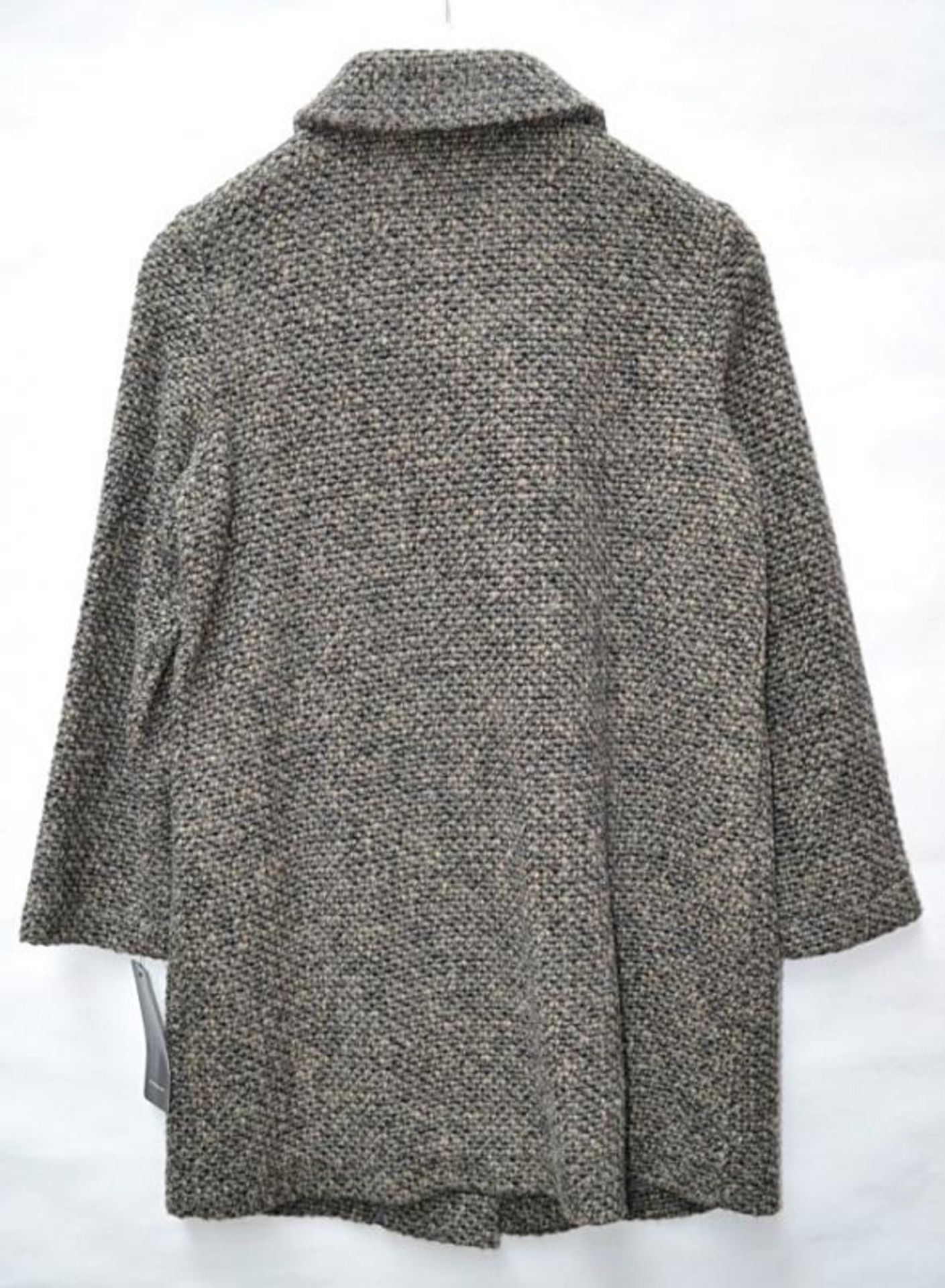 1 x Steilmann Womens Knitted Wool Blend Winter Coat - 87cm Long - Colour: Camel & Metallic Grey - UK - Image 2 of 4