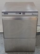 1 x Haycyon Amika 51XLP Undercounter Dishwasher - Stainless Steel Finish - 90 / 120 Second Cycle Tim