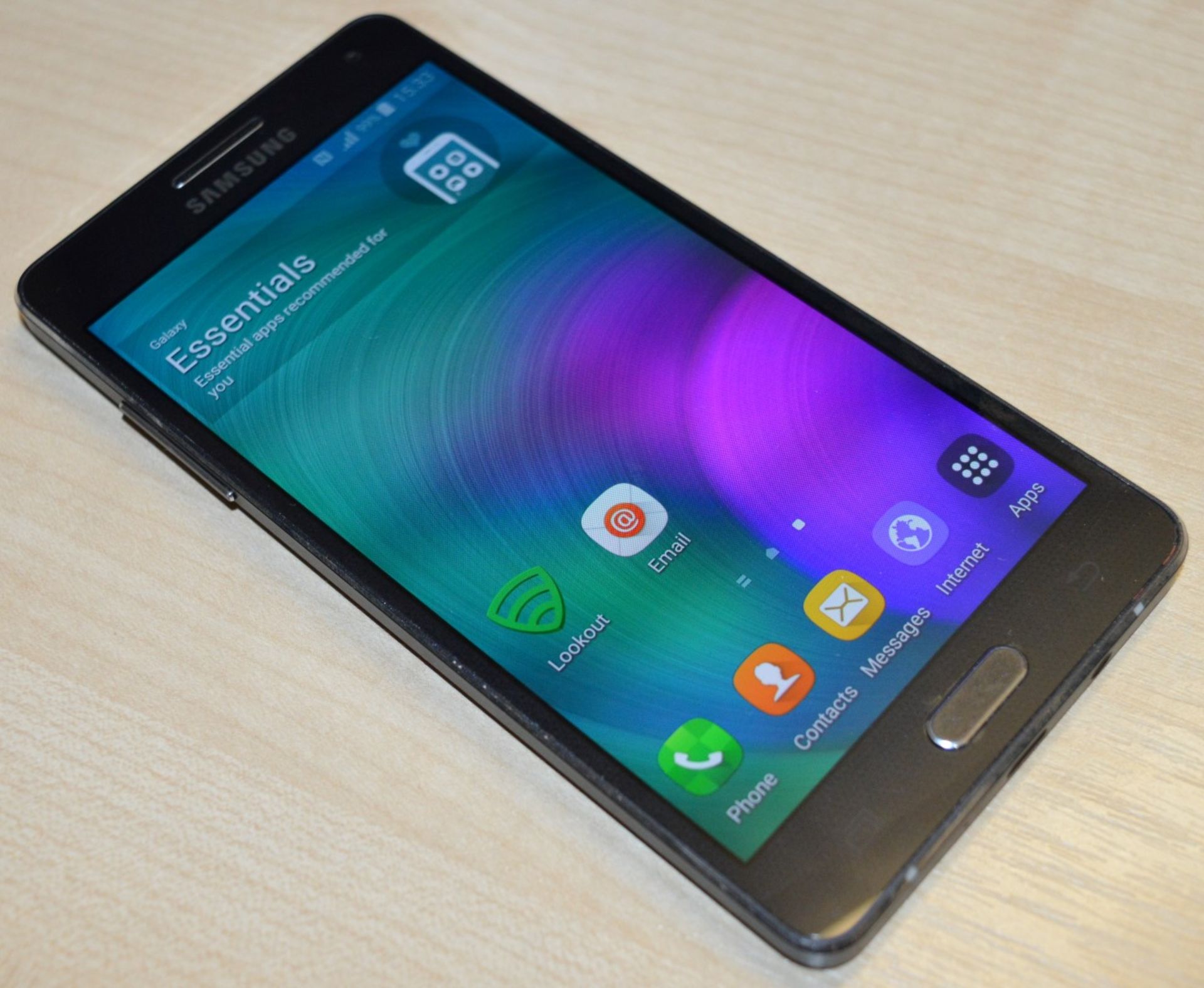 1 x Samsung Galaxy A5 16gb Smart Phone - Model SM-A500FU - Very Good Cosmetic Condition - CL285 -