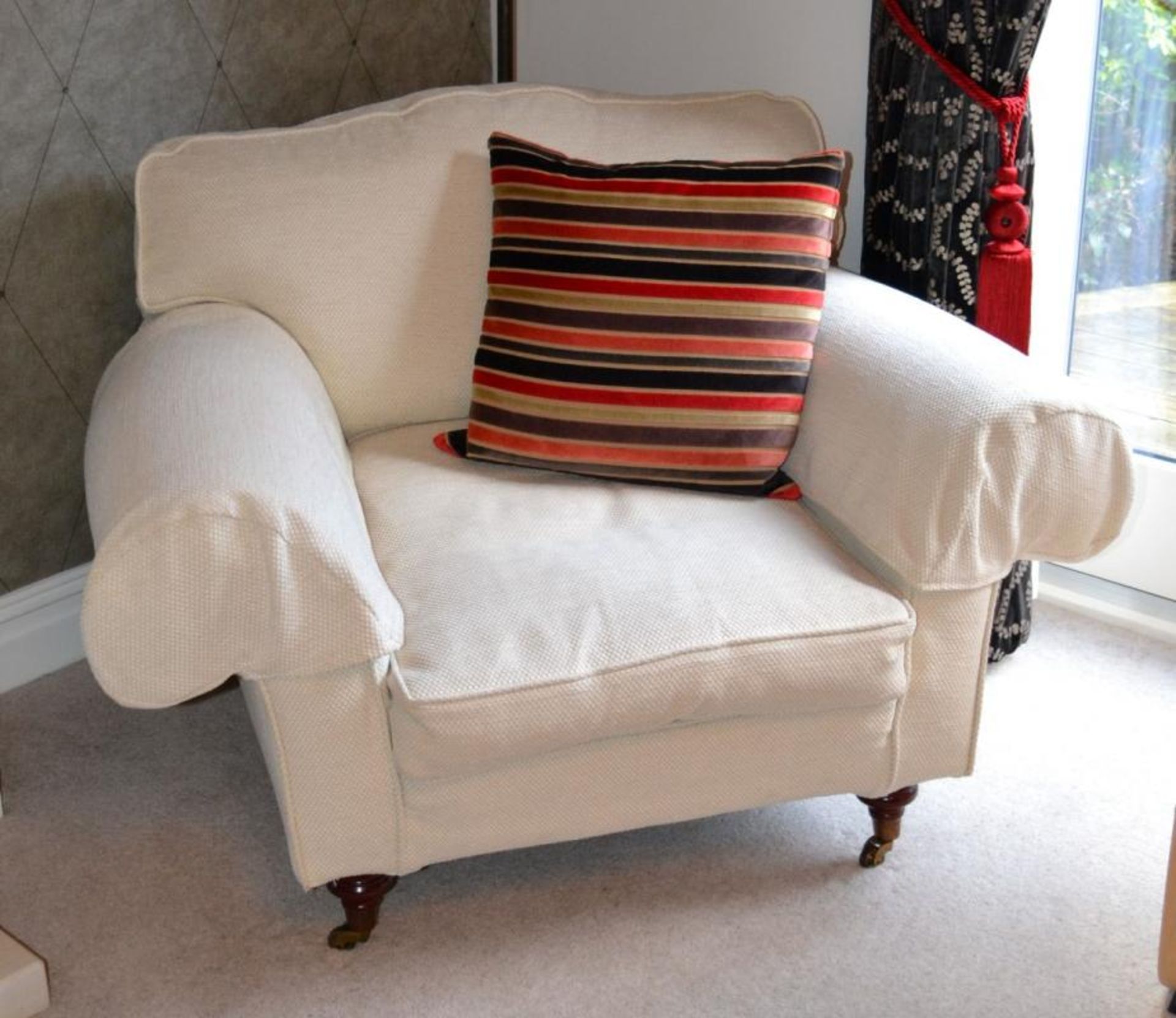 1 x Parker Knoll Armchair in Cream With Arm Protectors - CL275 - Location: Altrincham WA14 *NO VAT O - Image 2 of 7