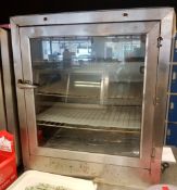 1 x Stainless Steel Hot Food Locker - Dimensions: 80 x 57 x H92cm - Ref: SIN012 - CL278 - From A