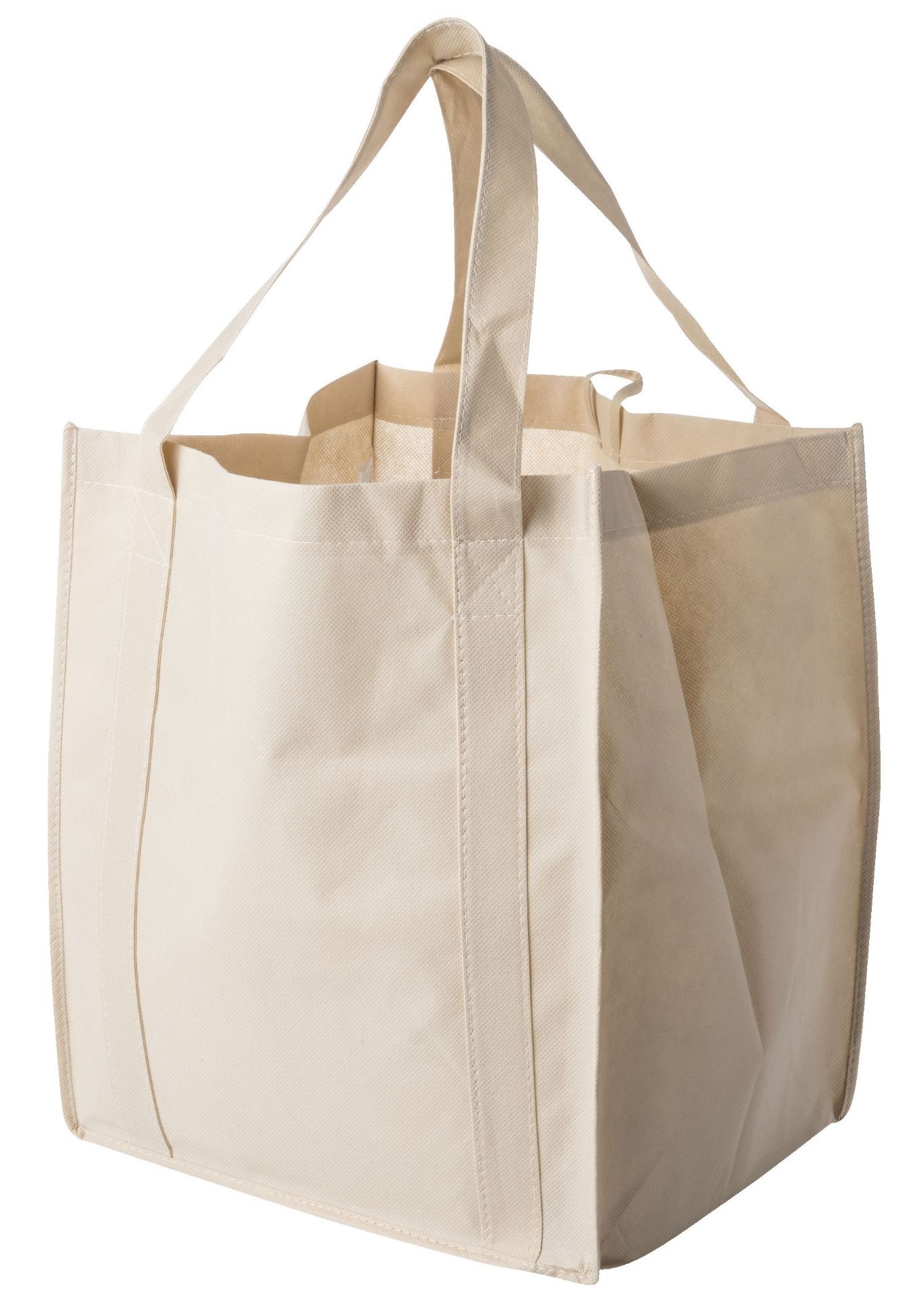 200 x Reuseable Shopper XL Bags - Colour Natural - Brand New Resale Stock - Size 255mm x 380mm x