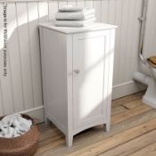 1 x Camberley Freestanding 2-Shelf, 1-Door Bathroom Storage Unit - CL269 - Ref MT735