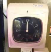 1 x Quick Clocks Clocking In Machine - Model QC-NOON - Ref: SIN036 - CL278 - From A Recently