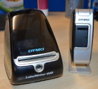 2 x Dymo Label Printers - Includes Label Writer 450 - No Leads Included - CL010 - Ref JP299 -