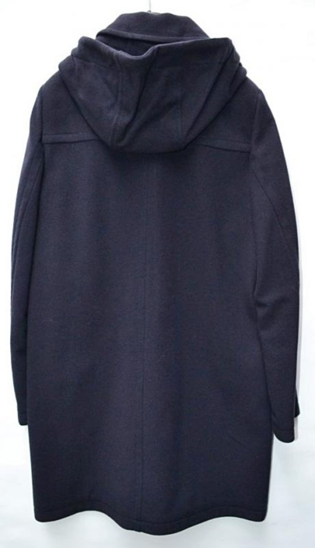 1 x Steilmann Womens Premium 'Virgin Wool + Cashmere' Parka-Style Winter Coat In Dark Navy - UK Size - Image 4 of 5