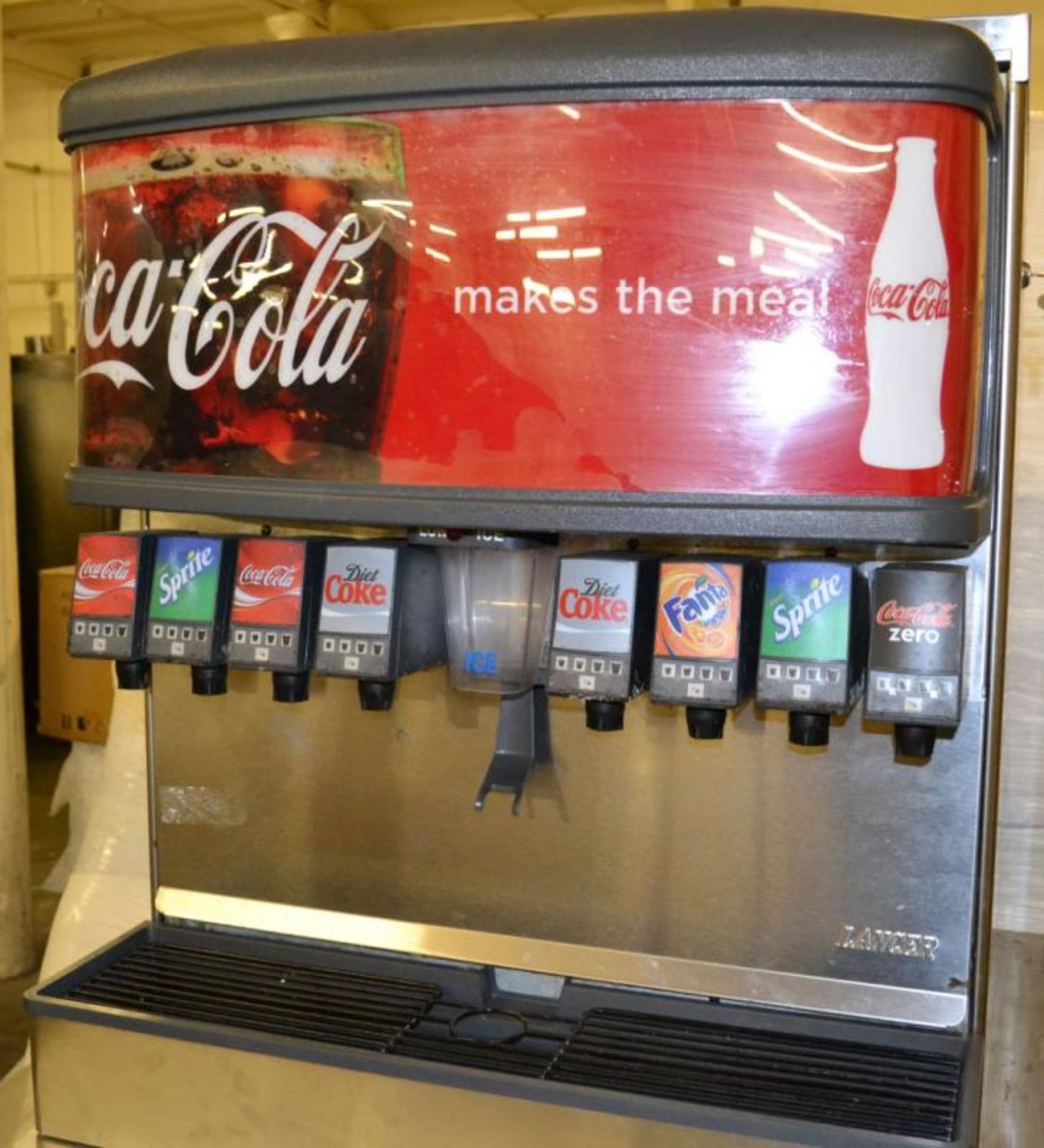 1 x Lancer 8 Head Ice Beverage Soda Dispenser - Model 4500 - Part Number 85-4558H-110 - Inlcudes Cup - Image 2 of 11