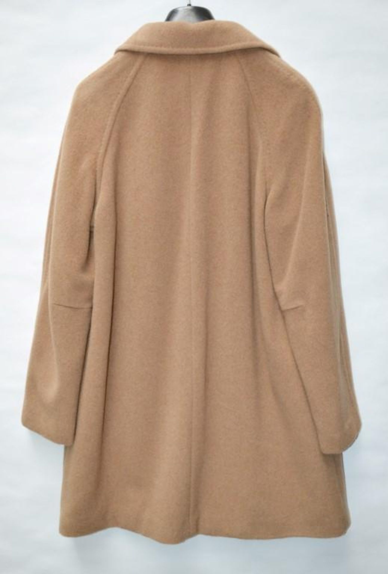 1 x Steilmann Kirsten Womens Knee-length Wool Blend Coat - Features False Pockets To Front - Size 12 - Image 2 of 3