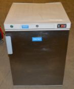 1 x Arctica 200 Litre Commercial Undercounter Fridge - Stainless Steel Finish - Model HEA701 - 240v