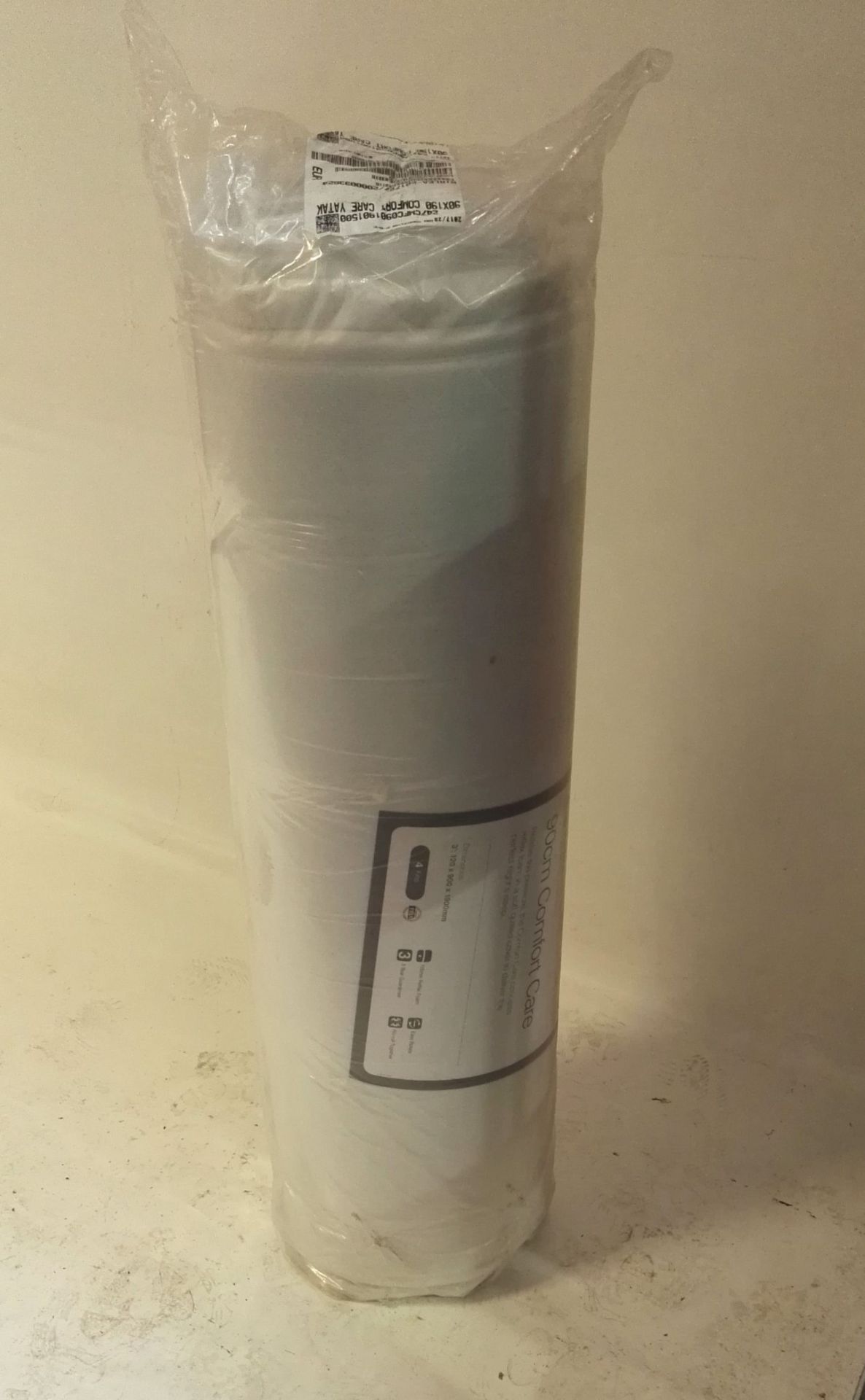 1 x Birlea 90cm Comfort Care Firm Rolled Up Reflex Foam Mattress - Brand New Stock - CL286 - - Image 5 of 5