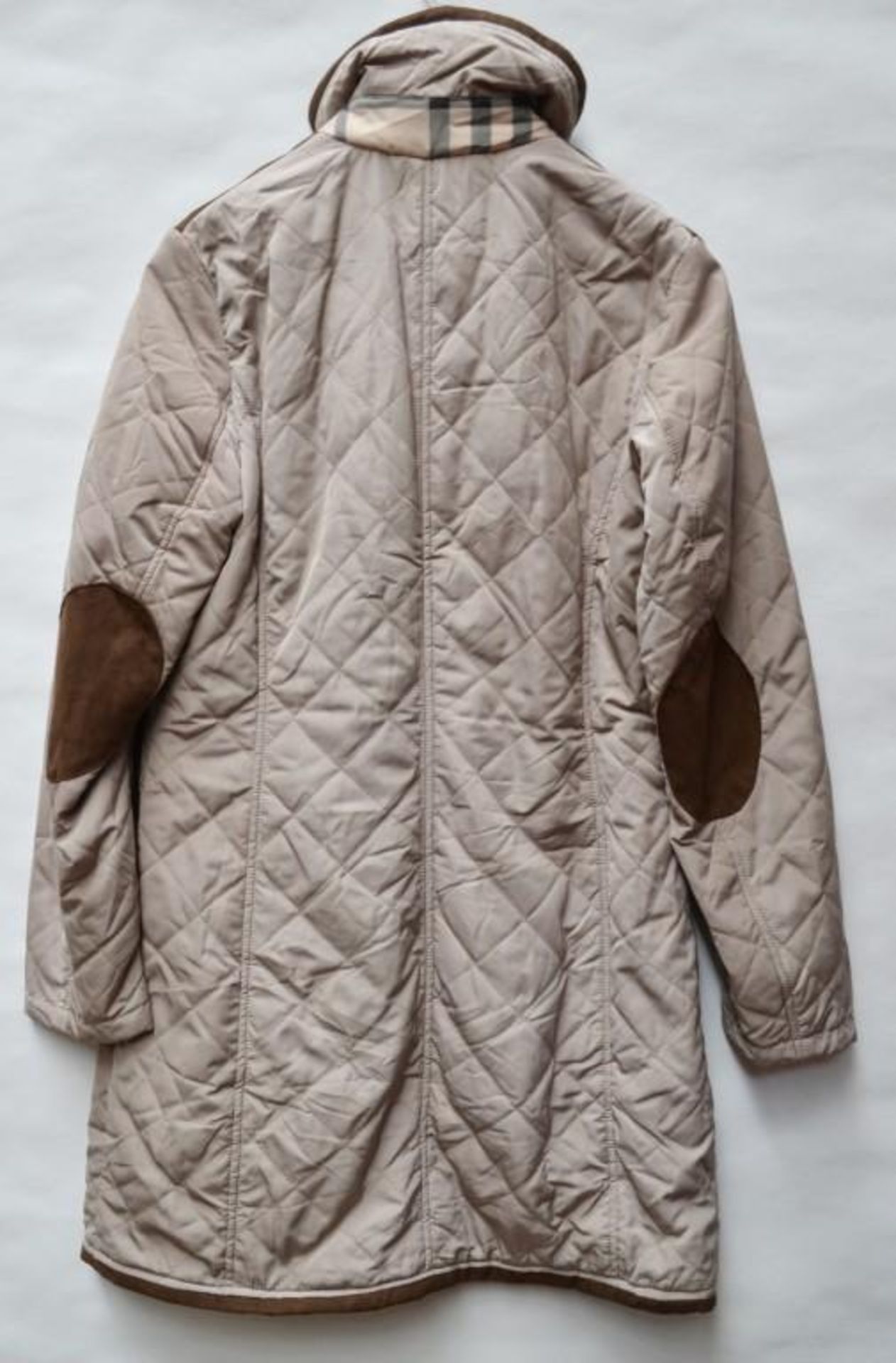 1 x Steilmann KSTN By Kirsten Womens Quilted Winter Coat In Beige & Brown - UK Size 12 - New Sample - Image 4 of 4