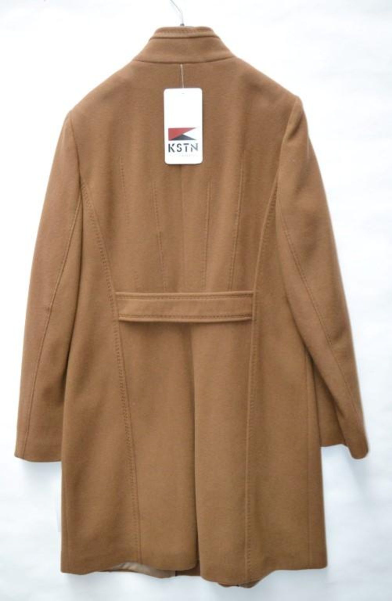 1 x Steilmann KSTN By Kirsten Womens Premium 'Virgin Wool' Winter Coat In Camel Brown - UK Size 12 - - Image 2 of 2