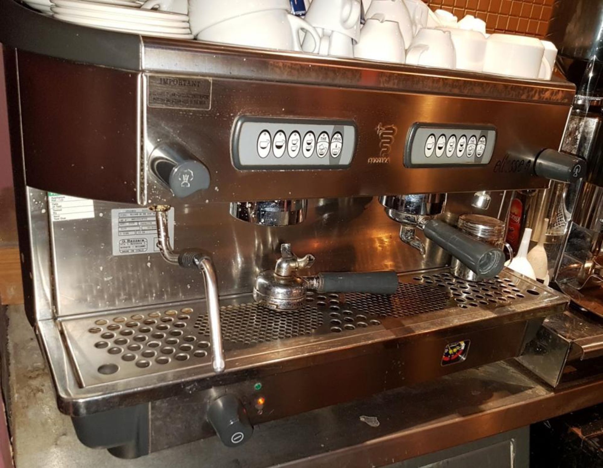 1 x Bezzera Ellisse DE 2GR Commercial Coffee Machine - Stainless Steel Finish - Made in Italy - 240v - Image 4 of 4
