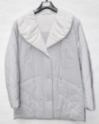 1 x Steilmann Kirsten Womens Padded Coat In Silver - Size 12 - CL210 - Ref MT492 - Location: Altrinc