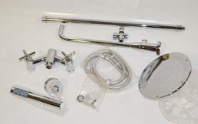 1 x Luxury Designer Shower Kit With Hand Set (Model: OLC-F0001) - Taken From A Prestigeous