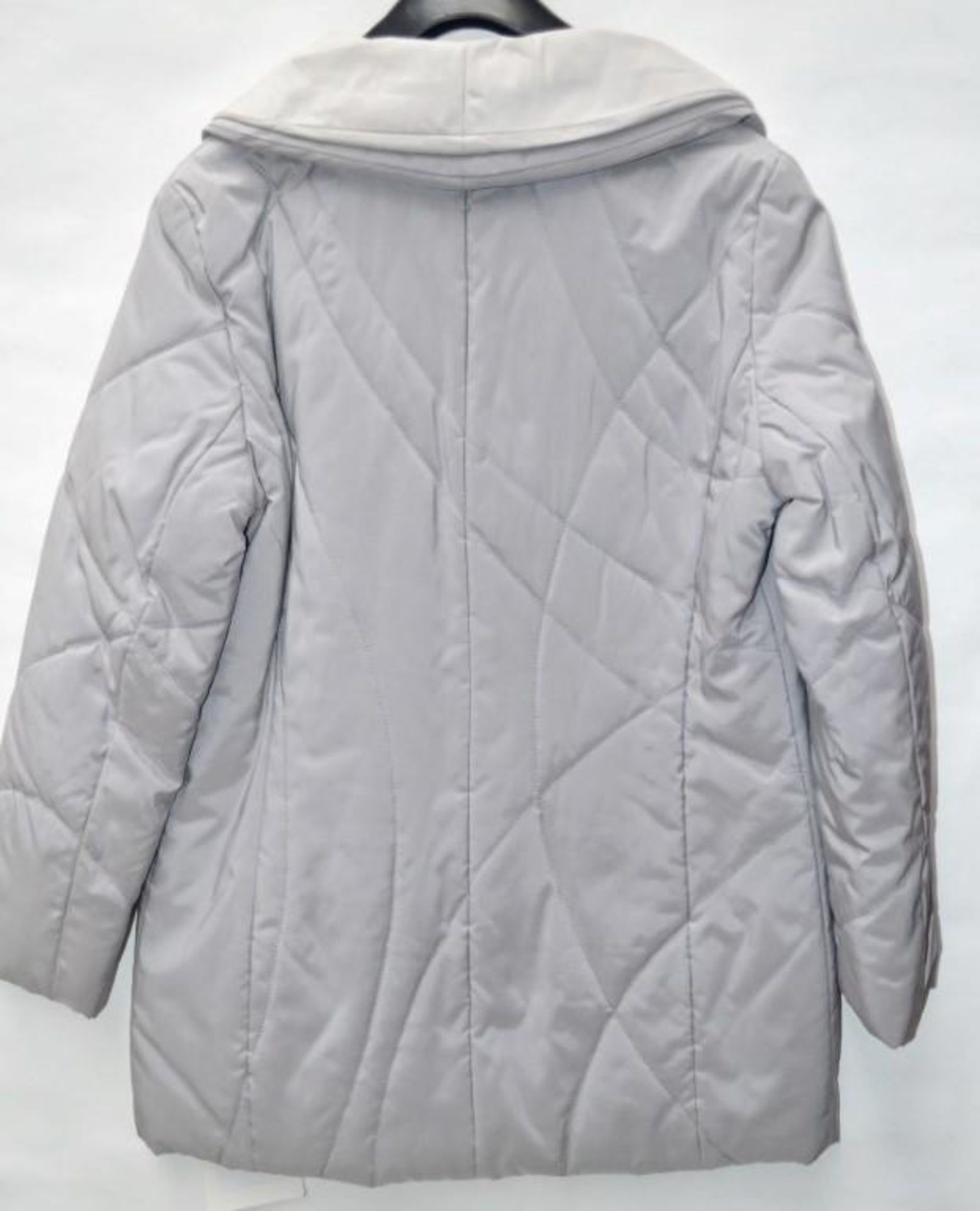 1 x Steilmann Kirsten Womens Padded Coat In Silver - Size 12 - CL210 - Ref MT492 - Location: Altrinc - Image 4 of 4