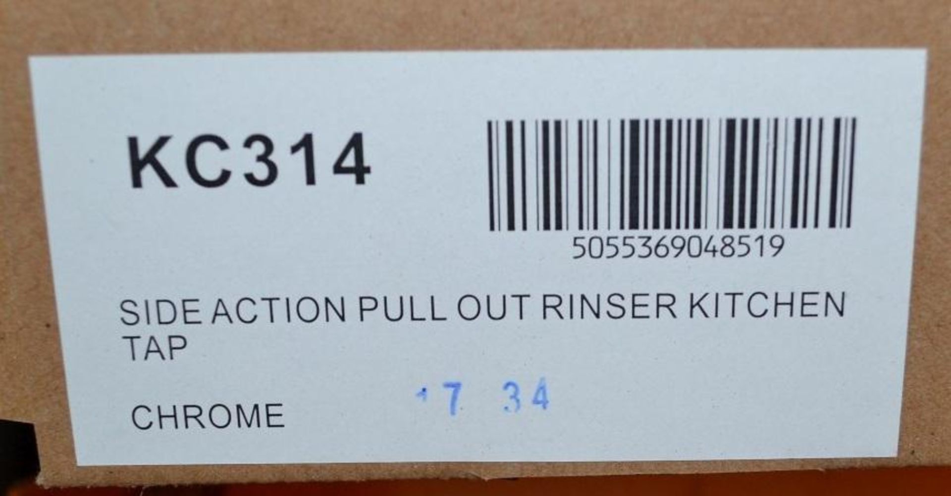 1 x Ultra Joystick Kitchen Tap with Pull Out Rinser (KC315) - Brand New Boxed Stock - Ref MT908 - CL - Image 3 of 3