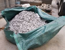 1 x Large Amount of Slate Chippings Suitable For Paths, Alpine Gardens or Garden Borders