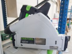 1 x FesTool Cordless Plunge-Cut Saw TSC 55 Li REB-Basic - With Case, User Manual and Accessories -