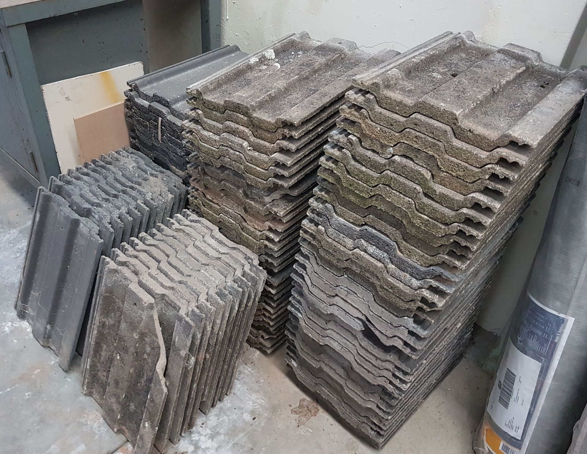 Assorted Collection of Marley Roof and Coping Tiles - CL303 - Location: North Wales LL14