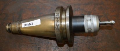 1 x Nikken BT50-C16-105 Slim Chuck With Drill Chuck, Collet and Bit - CL202 - Ref EN486 -