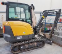 1 x Volvo EC27C Compact Excavator - 2790kg Mini Digger - Year 2016 - Only 41 Hours Use - CL303 -