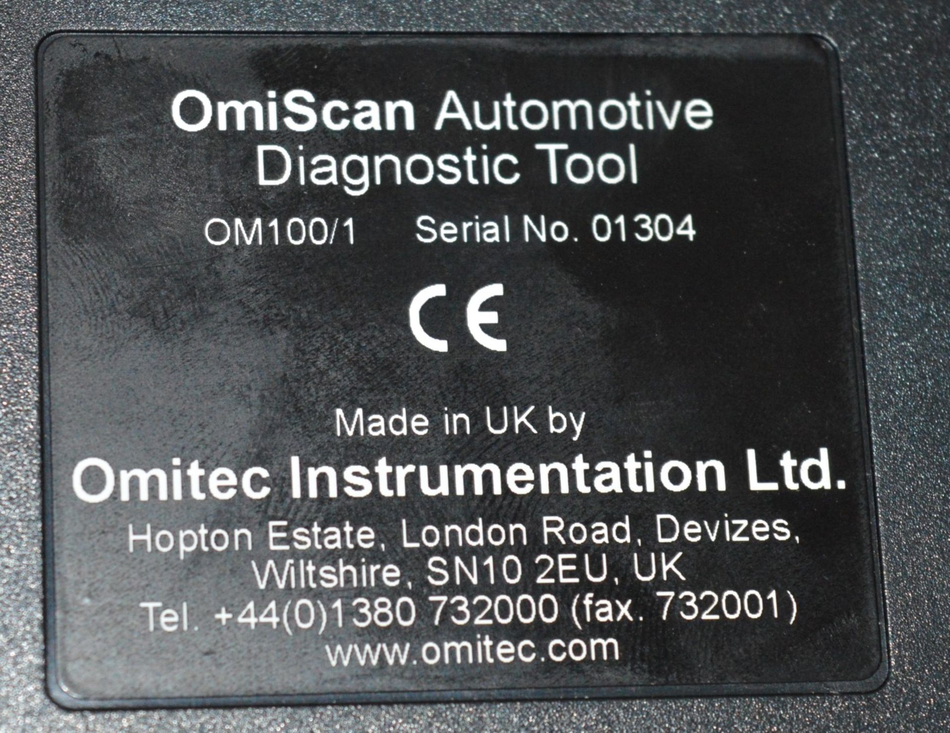 1 x Omitec OmiScan Automotive Diagnostic Tool - Model OM100/1 - Includes Carry Case, User Manual, - Image 7 of 7