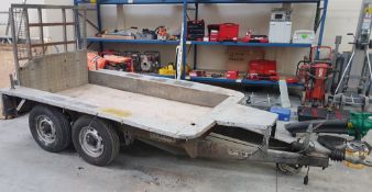 1 x Ifor Williams Drop Back Loading Trailer