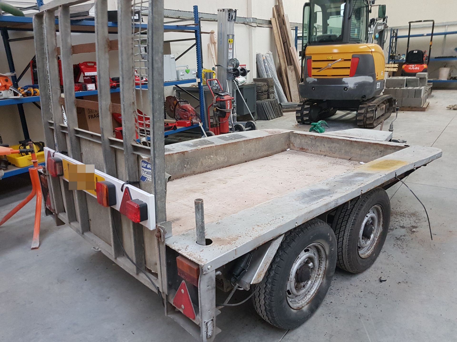 1 x Ifor Williams Drop Back Loading Trailer - Image 14 of 15