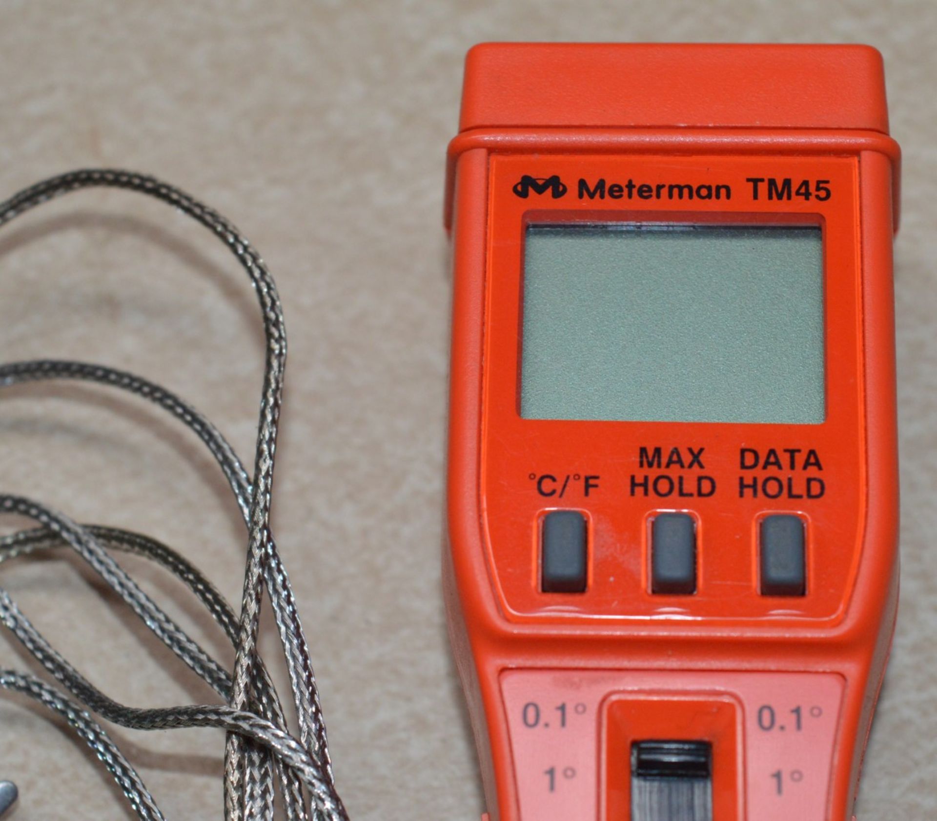 1 x Wavetek Meterman Tm45 Digital 3 1/2 Digit Stick Style Thermometer - CL011 - Ref JP965 - - Image 3 of 4